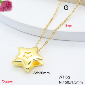 F6N201095vail-L017  Fashion Copper Necklace