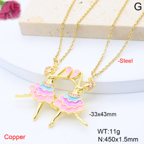 F6N301776ablb-L017  Fashion Copper Necklace