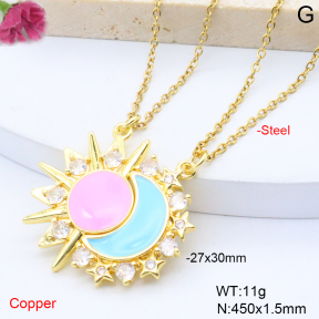 F6N301777ablb-L017  Fashion Copper Necklace