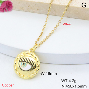 F6N409074vail-L017  Fashion Copper Necklace
