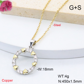 F6N409084ablb-L017  Fashion Copper Necklace