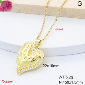 F6N409088aajl-L017  Fashion Copper Necklace