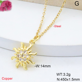 F6N409090vail-L017  Fashion Copper Necklace