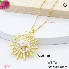 F6N409094aajl-L017  Fashion Copper Necklace