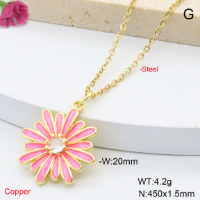F6N409096vail-L017  Fashion Copper Necklace
