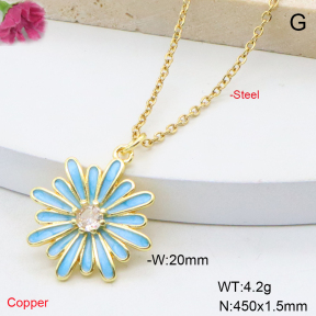 F6N409098vail-L017  Fashion Copper Necklace