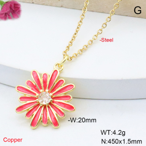 F6N409099vail-L017  Fashion Copper Necklace