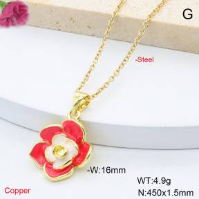 F6N409104vail-L017  Fashion Copper Necklace