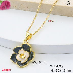 F6N409105vail-L017  Fashion Copper Necklace