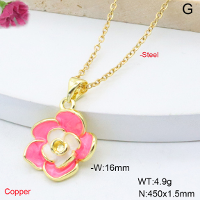 F6N409108vail-L017  Fashion Copper Necklace