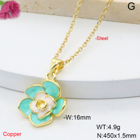 F6N409109vail-L017  Fashion Copper Necklace