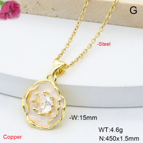 F6N409111vail-L017  Fashion Copper Necklace