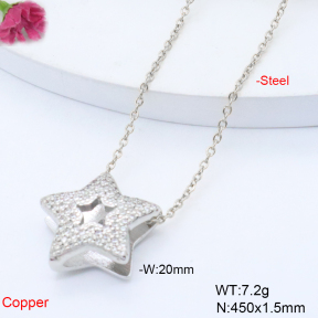 F6N409122baka-L017  Fashion Copper Necklace