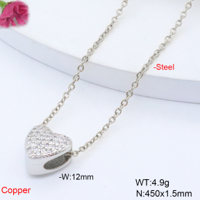 F6N409124avja-L017  Fashion Copper Necklace