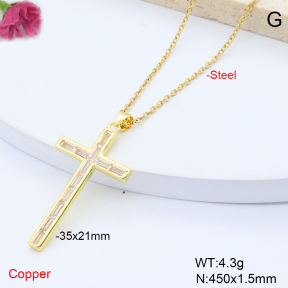F6N409129baka-L017  Fashion Copper Necklace