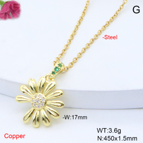 F6N409130vaia-L017  Fashion Copper Necklace