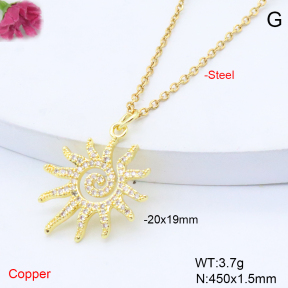 F6N409131aajl-L017  Fashion Copper Necklace
