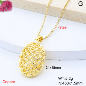 F6N409142baka-L017  Fashion Copper Necklace