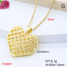 F6N409144baka-L017  Fashion Copper Necklace