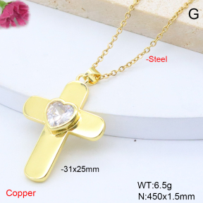 F6N409145baka-L017  Fashion Copper Necklace