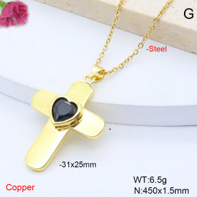 F6N409147baka-L017  Fashion Copper Necklace