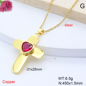 F6N409149baka-L017  Fashion Copper Necklace