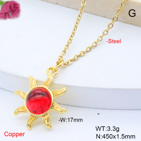 F6N409151vaia-L017  Fashion Copper Necklace