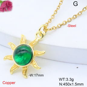 F6N409154vaia-L017  Fashion Copper Necklace