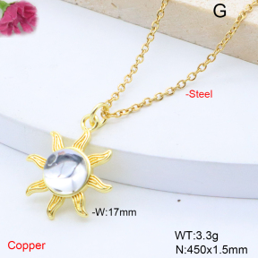 F6N409156vaia-L017  Fashion Copper Necklace