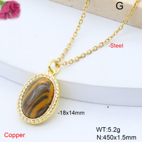 F6N409159aajl-L017  Fashion Copper Necklace