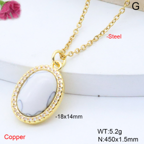 F6N409164aajl-L017  Fashion Copper Necklace