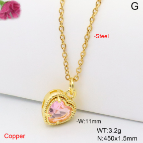 F6N409170vaia-L017  Fashion Copper Necklace