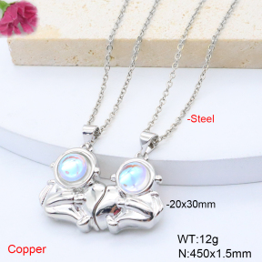 F6N409173baka-L017  Fashion Copper Necklace