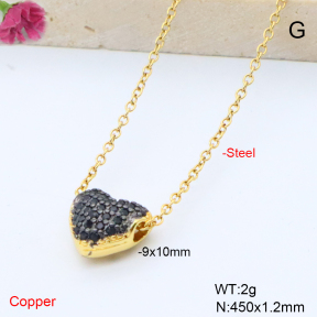 F6N409174baka-L017  Fashion Copper Necklace
