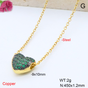 F6N409175baka-L017  Fashion Copper Necklace