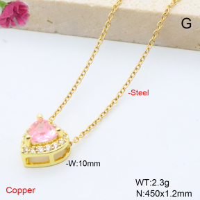 F6N409179vail-L017  Fashion Copper Necklace