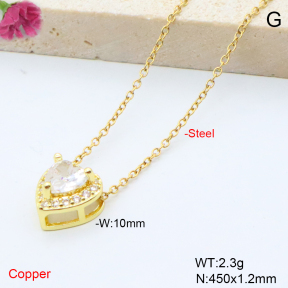 F6N409180vail-L017  Fashion Copper Necklace