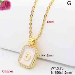 F6N409184vail-L017  Fashion Copper Necklace