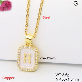 F6N409188vail-L017  Fashion Copper Necklace