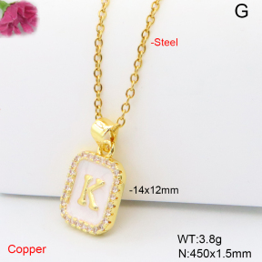 F6N409191vail-L017  Fashion Copper Necklace