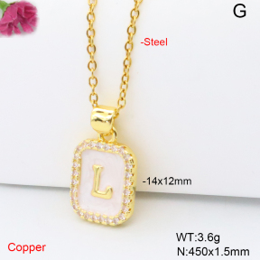 F6N409192vail-L017  Fashion Copper Necklace