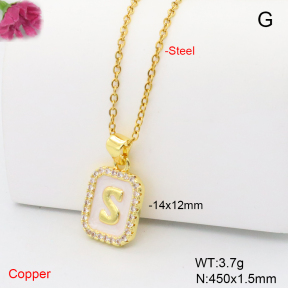 F6N409198vail-L017  Fashion Copper Necklace
