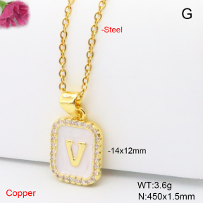 F6N409201vail-L017  Fashion Copper Necklace