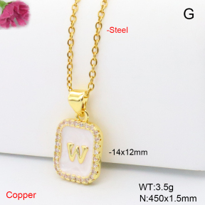F6N409202vail-L017  Fashion Copper Necklace