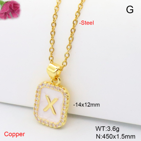 F6N409203vail-L017  Fashion Copper Necklace