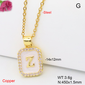 F6N409205vail-L017  Fashion Copper Necklace