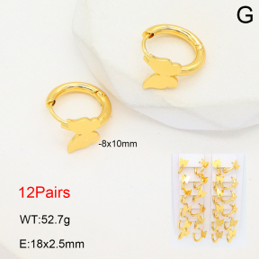 2E2006517akia-446  Stainless Steel Earrings