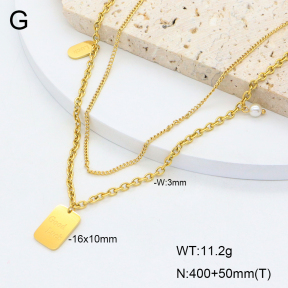 2N3003125bbml-749  Stainless Steel Necklace