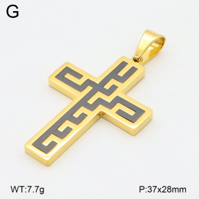 2P2005213bbov-436  Stainless Steel Pendant