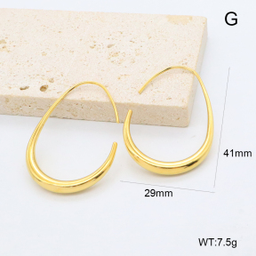 GEE002881bhia-066  18K PVD,Handmade Polished  Stainless Steel Earrings  BC26010002E